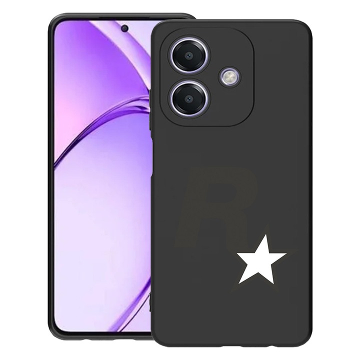BestCase® Husa pentru OPPO A60 5G / A40 / A40M, Rock Star, Slim Silicon 0.8MM, Antisoc, Protectie camera si ecran, 1994500 B 1467