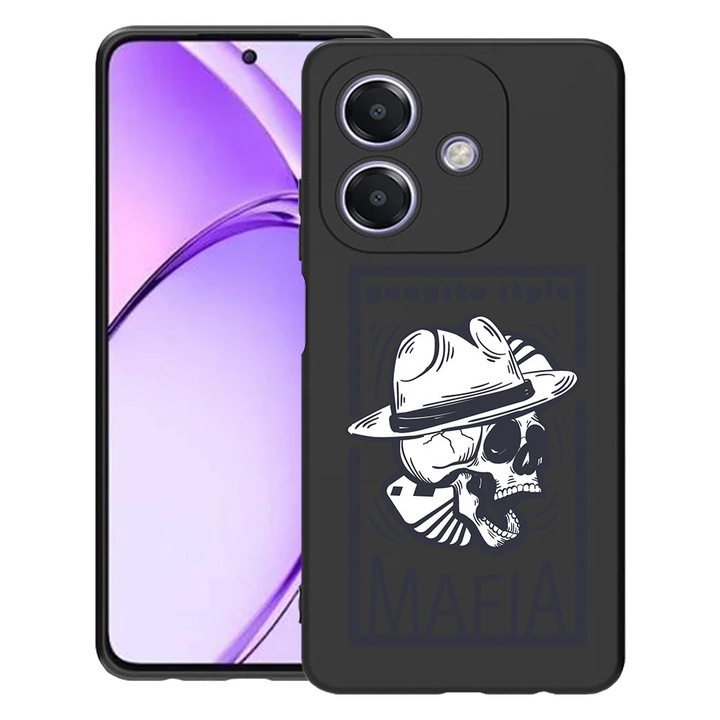 BestCase® Husa pentru OPPO A60 5G / A40 / A40M, Gangsta Life, Slim Silicon 0.8MM, Antisoc, Protectie camera si ecran, 1994500 B 1493