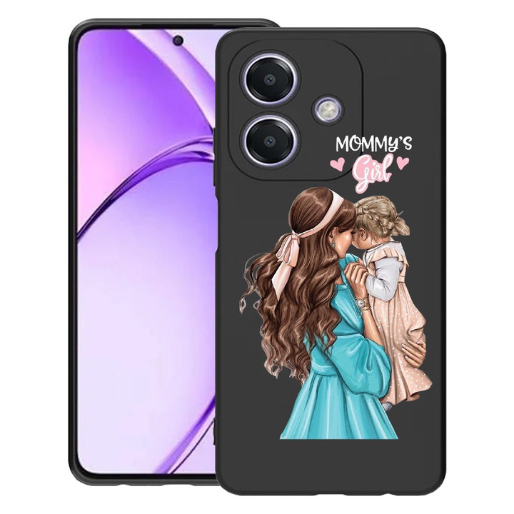 BestCase® Husa pentru OPPO A60 5G / A40 / A40M, Mommy's Girl, Slim Silicon 0.8MM, Antisoc, Protectie camera si ecran, 1994500 B 555