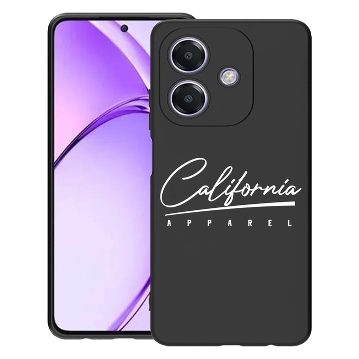 BestCase® Husa pentru OPPO A60 5G / A40 / A40M, California, Slim Silicon 0.8MM, Antisoc, Protectie camera si ecran, 1994500 B 1589