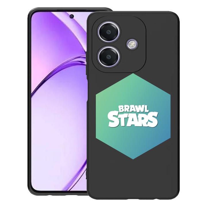 BestCase® Husa pentru OPPO A60 5G / A40 / A40M, Brawl Stars, Slim Silicon 0.8MM, Antisoc, Protectie camera si ecran, 1994500 B 1685