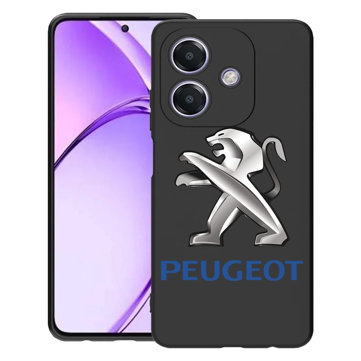 BestCase® Husa pentru OPPO A60 5G / A40 / A40M, Peugeot, Slim Silicon 0.8MM, Antisoc, Protectie camera si ecran, 1994500 B 1726