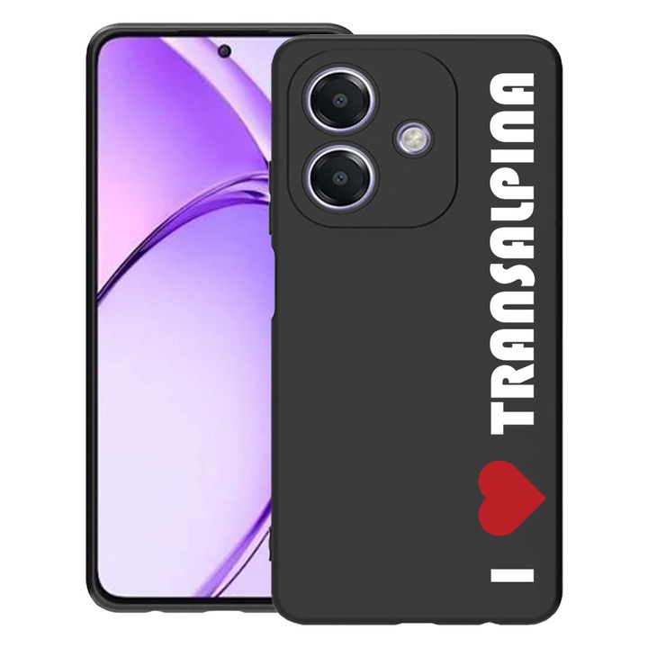 BestCase® Husa pentru OPPO A60 5G / A40 / A40M, I Love Transalpina, Slim Silicon 0.8MM, Antisoc, Protectie camera si ecran, 1994500 B 1674