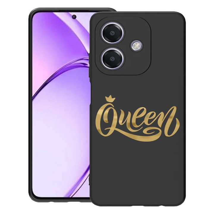 BestCase® Husa pentru OPPO A60 5G / A40 / A40M, Drama Queen, Slim Silicon 0.8MM, Antisoc, Protectie camera si ecran, 1994500 B 1800