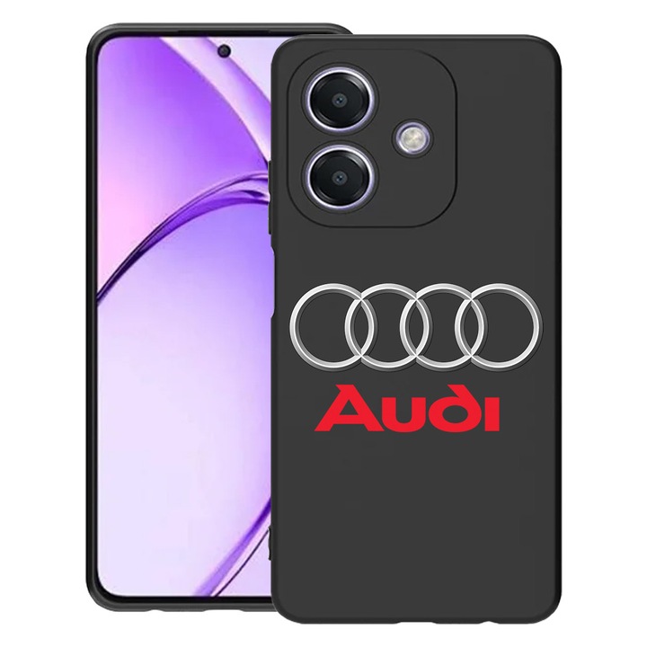 BestCase® Husa pentru OPPO A60 5G / A40 / A40M, Audi, Slim Silicon 0.8MM, Antisoc, Protectie camera si ecran, 1994500 B 1753