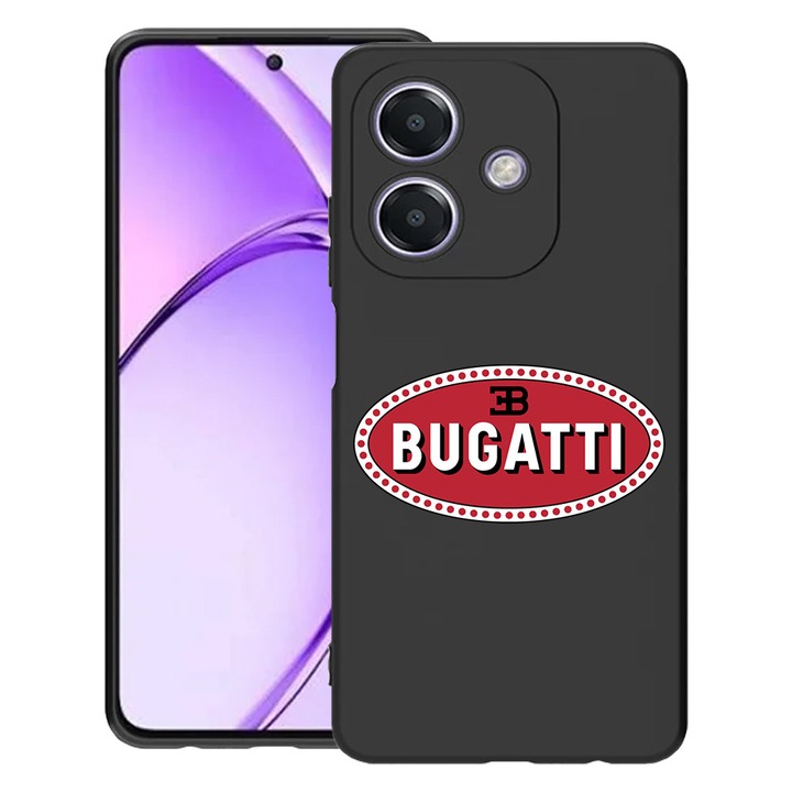 BestCase® Husa pentru OPPO A60 5G / A40 / A40M, Bugatti, Slim Silicon 0.8MM, Antisoc, Protectie camera si ecran, 1994500 B 1776