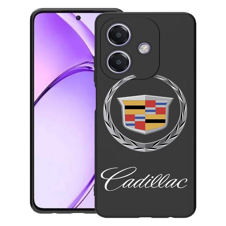 BestCase® Husa pentru OPPO A60 5G / A40 / A40M, Cadillac, Slim Silicon 0.8MM, Antisoc, Protectie camera si ecran, 1994500 B 1777