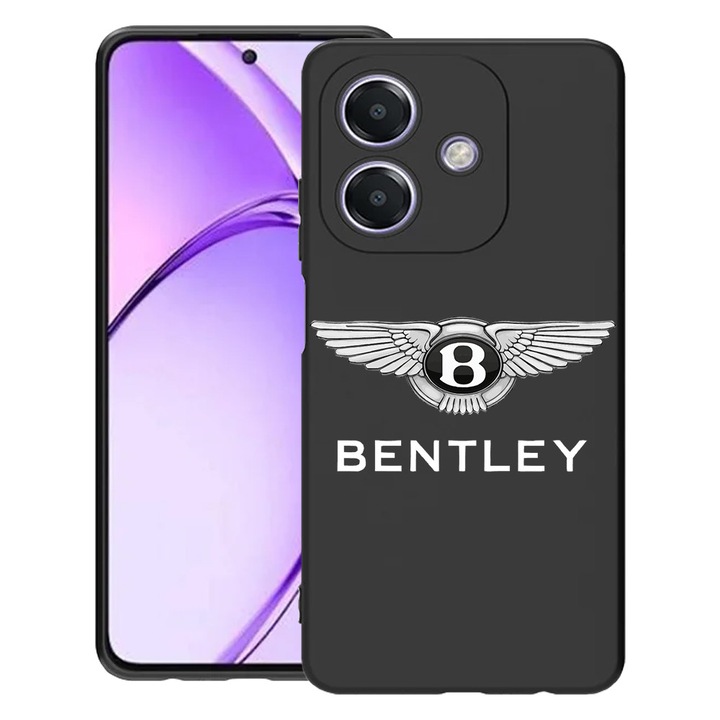 BestCase® Husa pentru OPPO A60 5G / A40 / A40M, Bentley, Slim Silicon 0.8MM, Antisoc, Protectie camera si ecran, 1994500 B 1767