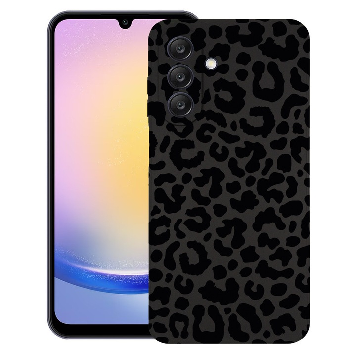 BestCase® Husa pentru Samsung Galaxy A56, Leopard, Slim Silicon 0.8MM, Antisoc, Protectie camera si ecran, 1992021 B 1057