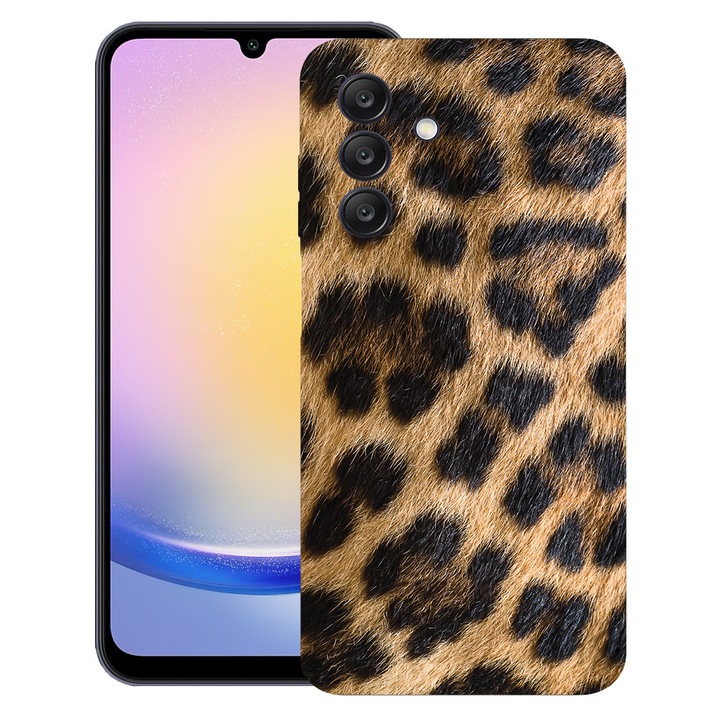 BestCase® Samsung Galaxy A17 5G Ultra Slim Szilikon Tok Leopárd mintával, 2042411 B 1442
