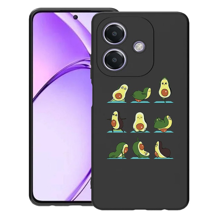 BestCase® Husa pentru OPPO A60 5G / A40 / A40M, Avocado Yoga, Slim Silicon 0.8MM, Antisoc, Protectie camera si ecran, 1994500 B 752