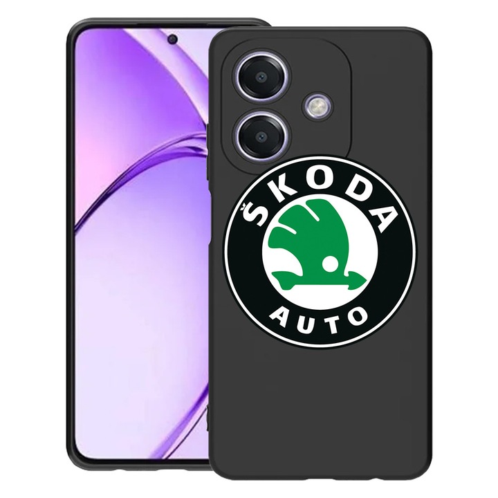 BestCase® Husa pentru OPPO A60 5G / A40 / A40M, Skoda Classic, Slim Silicon 0.8MM, Antisoc, Protectie camera si ecran, 1994500 B 1716