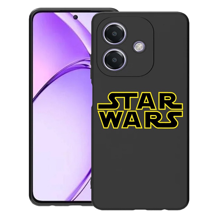 BestCase® Husa pentru OPPO A60 5G / A40 / A40M, Star Wars, Slim Silicon 0.8MM, Antisoc, Protectie camera si ecran, 1994500 B 1634