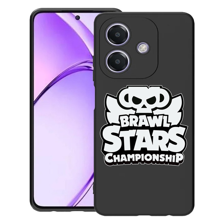 BestCase® Husa pentru OPPO A60 5G / A40 / A40M, Brawl Stars ChampionShip, Slim Silicon 0.8MM, Antisoc, Protectie camera si ecran, 1994500 B 1686