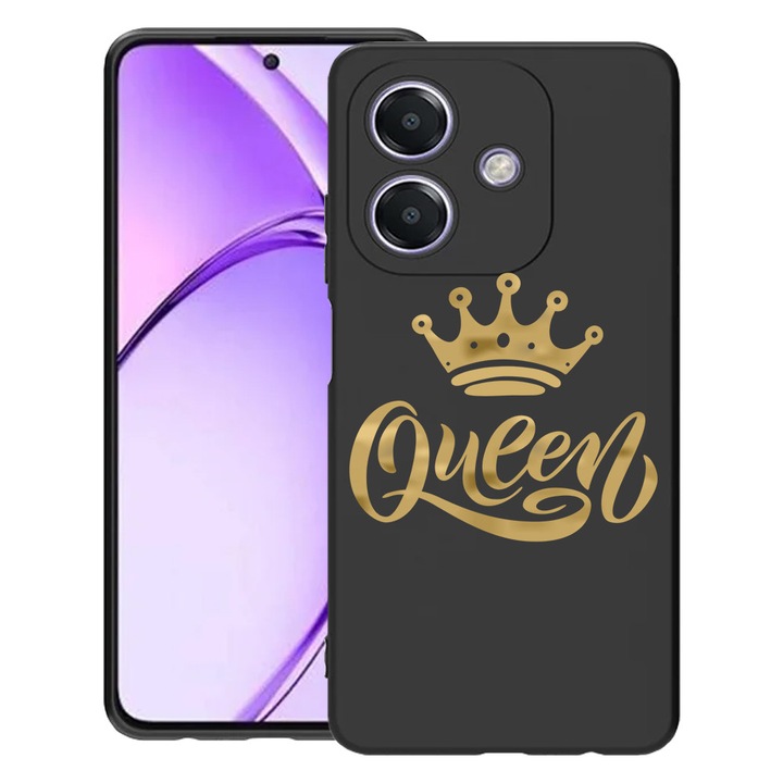 BestCase® Husa pentru OPPO A60 5G / A40 / A40M, Queen, Slim Silicon 0.8MM, Antisoc, Protectie camera si ecran, 1994500 B 1803