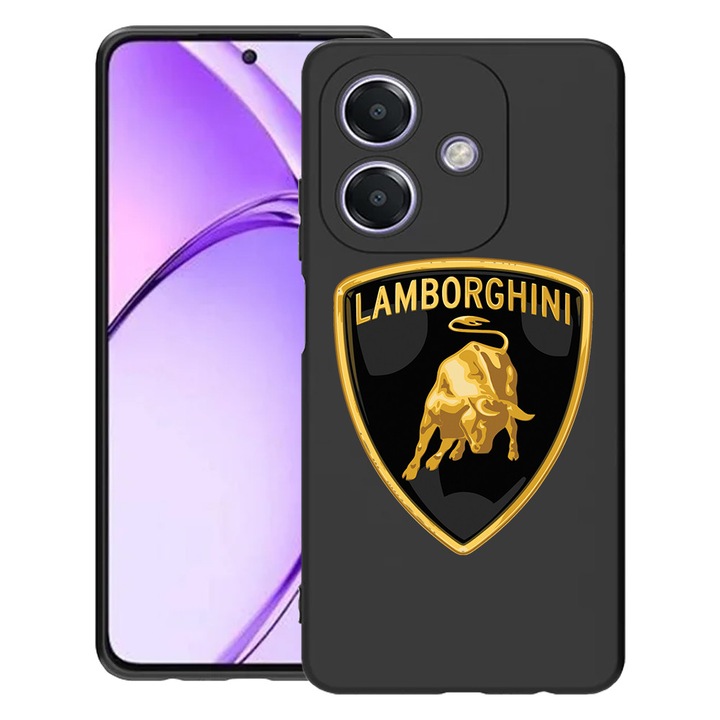BestCase® Husa pentru OPPO A60 5G / A40 / A40M, Lamborghini, Slim Silicon 0.8MM, Antisoc, Protectie camera si ecran, 1994500 B 1775