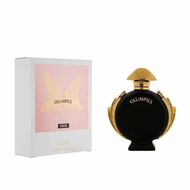 Női Eau de Parfum, Olumpils rózsaszín-fekete, 90 ml