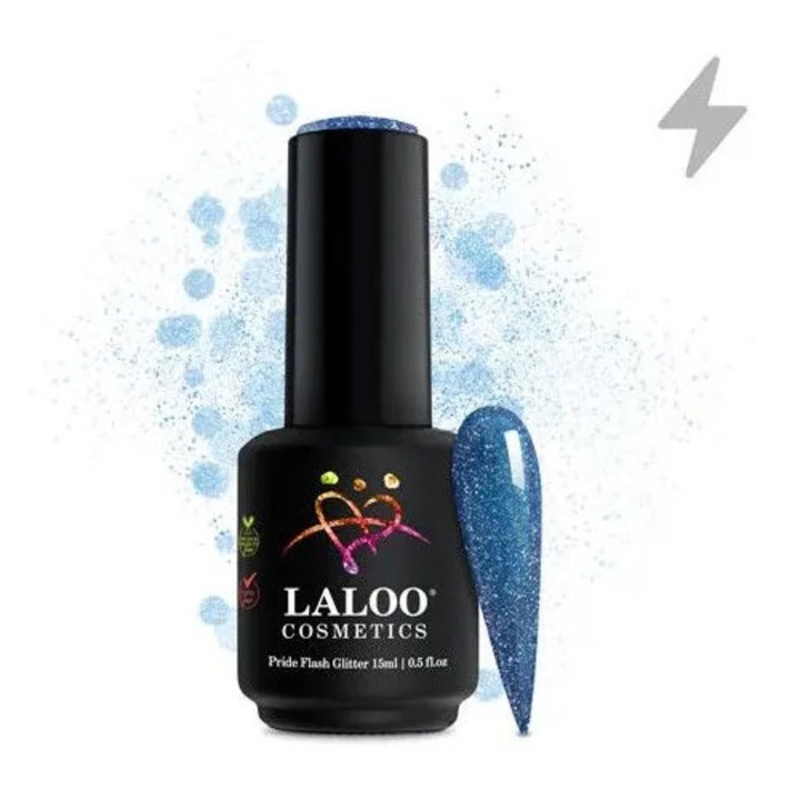 Гел лак Pride Flash Glitter No.6 Skylight Laloo 15ml