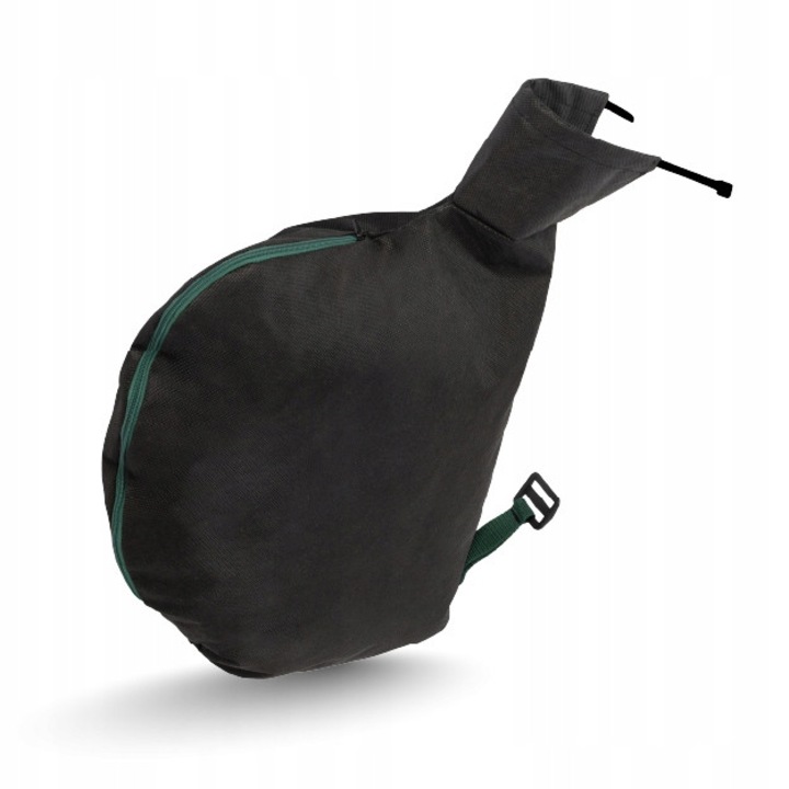 Sac Pentru Aspirator Gradina, Ferocity, Model Universal, Diametru Guler 15 cm, Gri, Tesatura Tehnica Rezistenta La Uzura Si Crapaturi, Echipat Cu Fermoar Mare Pentru Golire Rapida Si Practica