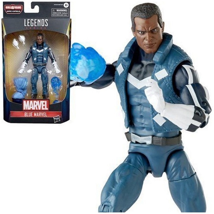 Figurina Marvel Legends Blue Marvel 16cm, plastic, 26.5x15x6cm