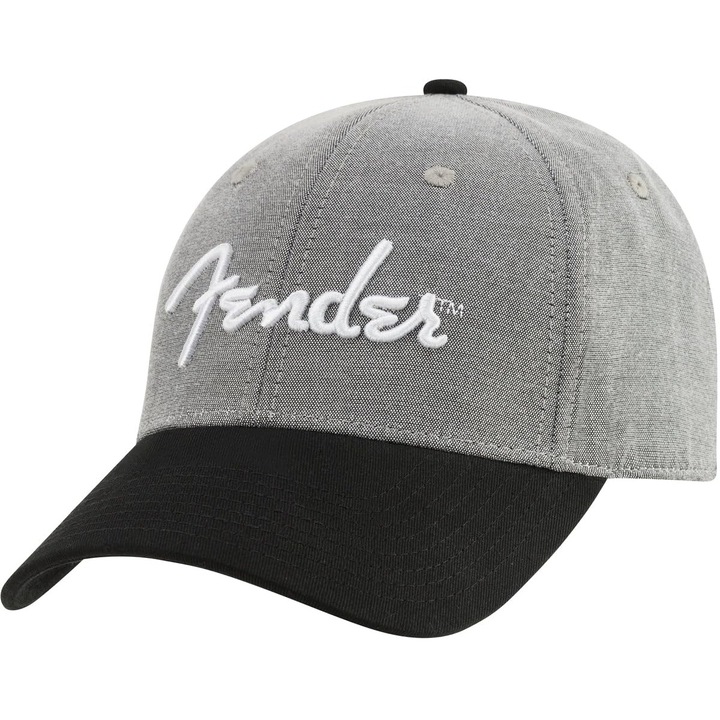Fender férfi sapka, hipszter apuka, szürke és fekete, univerzális méret