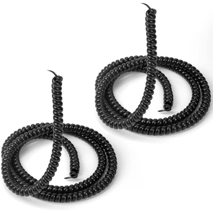 Set 2 bucati cablu de protectie spirala pentru scutere electrice, Omelivon, 100cm, TPU, elasticitate mare, rezistent la uzura