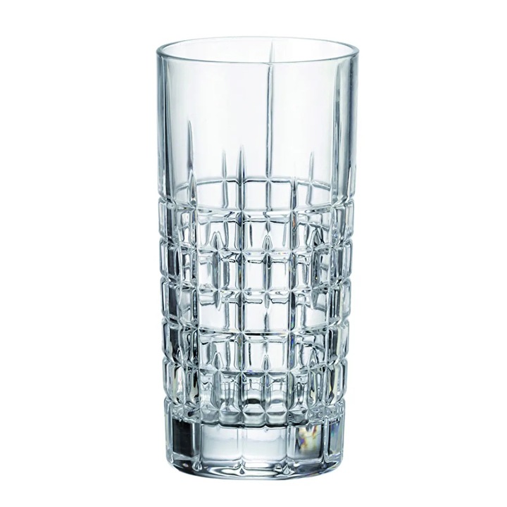 Set 6 pahare cristal Bohemia Ricky HB Tumbler 470 ml