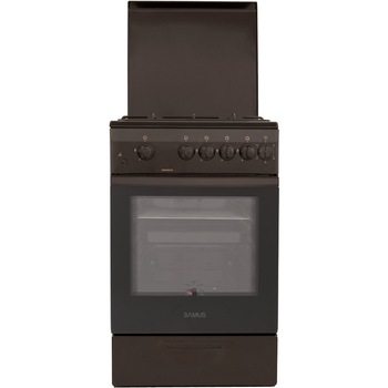 Aragaz Samus SM 550 MPBS, 4 Arzatoare, Cuptor gaz, 52 litri, 3 ani Garantie, Maro Aragaz Samus SM 550 MPBS, 4 Arzatoare, Cuptor gaz, 52 litri, 3 ani Garantie, Maro