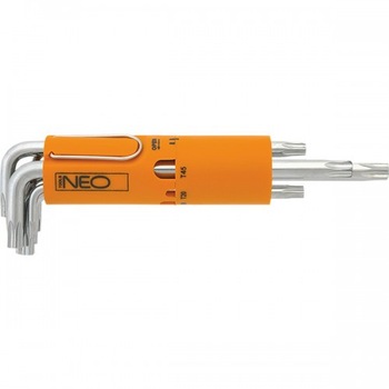 Set chei imbus cu profil torx cu gaura lungi, 09-524, NEO TOOLS Set chei imbus cu profil torx cu gaura lungi, 09-524, NEO TOOLS