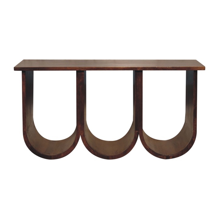 Masuta de cafea din lemn masiv de mango, Z-HOME