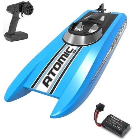 Barca RC UDI 2.4Ghz 30km/h - Modello UDI017 Rosso - Giocattolo Elettrico Per Adulti