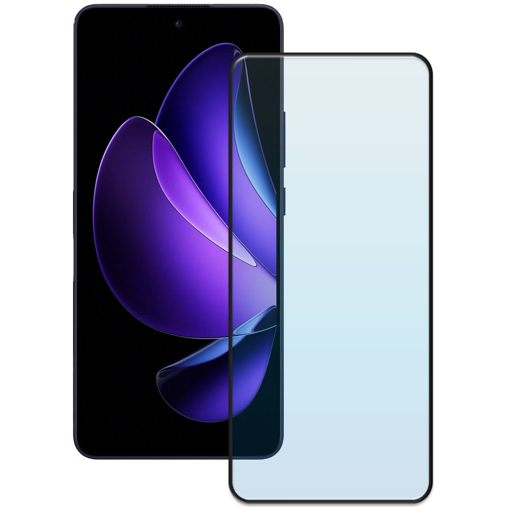 Folie din sticla securizata pentru Oppo Reno 13F / Reno13 FS, HAMSTERBOX Glass Shield, Protectie completa ecran, Full face, Aplicare rapida, Case Friendly, Transparenta