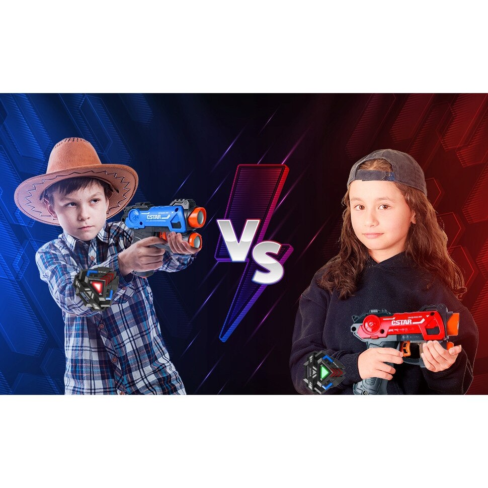Set pistol Infrared Laser Tag, Buyya®, Pistol de lupta cu laser