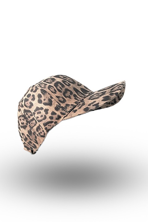Sapcă BASIC leopard print, bumbac, reglabil, ușoară, ventilată