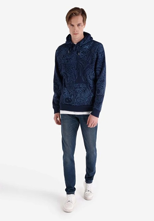 Pantaloni De Barbati Albastru Slim Fit 041 Danny 8683197928399