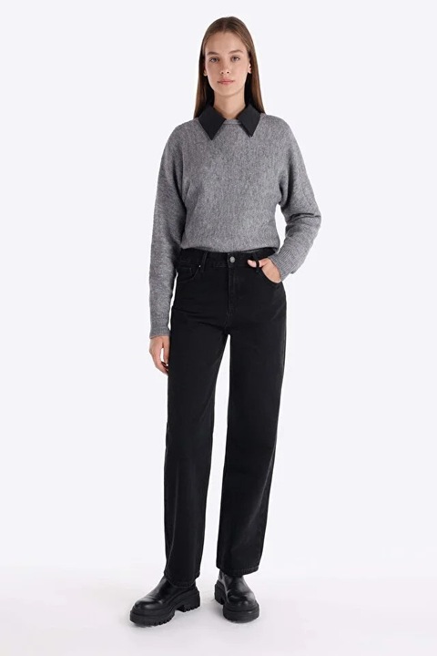 Pantaloni De Dama Denim Regular Fit Cl1068610 8684112041285