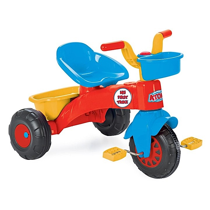 Tricicleta cu Cos pentru Copii ATOM, 64x51x49, +3 ani, Greutate Maxima 35 kg