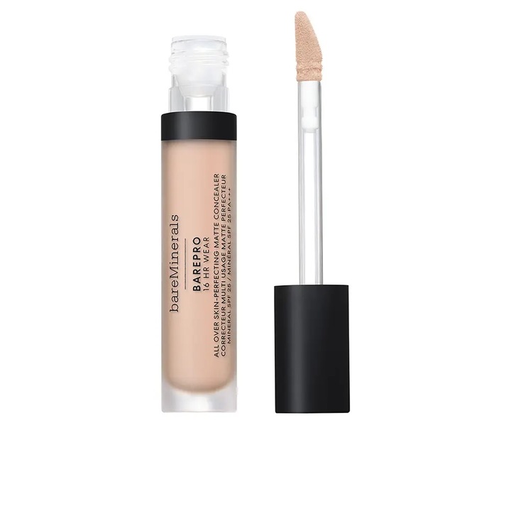 Corector cremos si matifiant cu acoperire medie spre mare, Bare Minerals Barepro 16H Wear, Fair 100 Cool, 7.5 ml