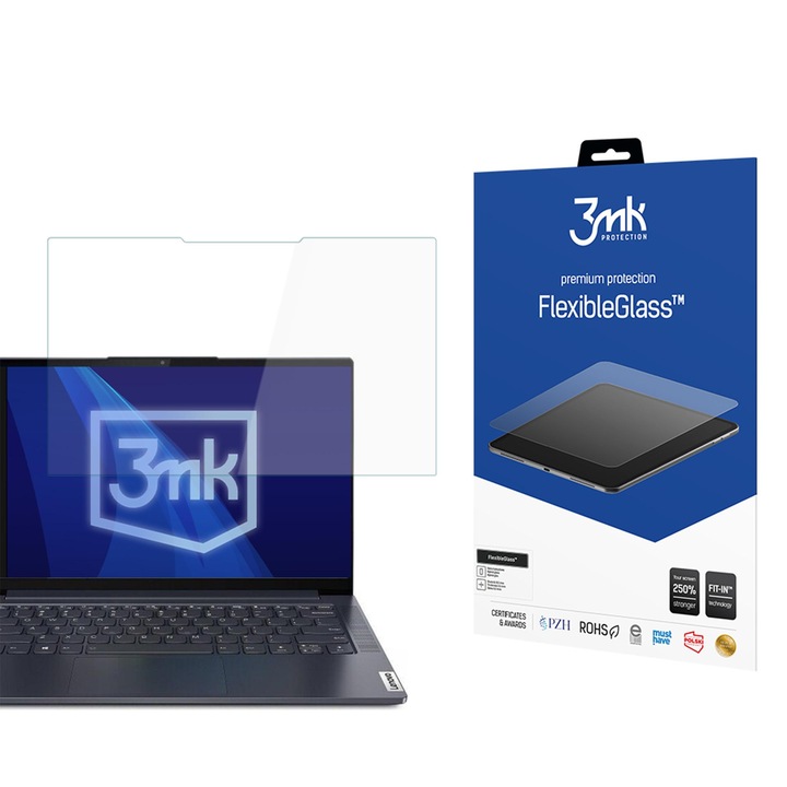 Folie protectie FlexibleGlass pentru Lenovo Yoga 7 14ITL5, 3MK, transparent