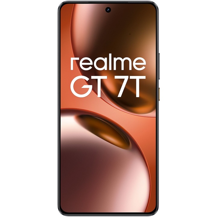 Realme GT 7T mobiltelefon, 12 GB RAM, 512 GB, 5G, fekete