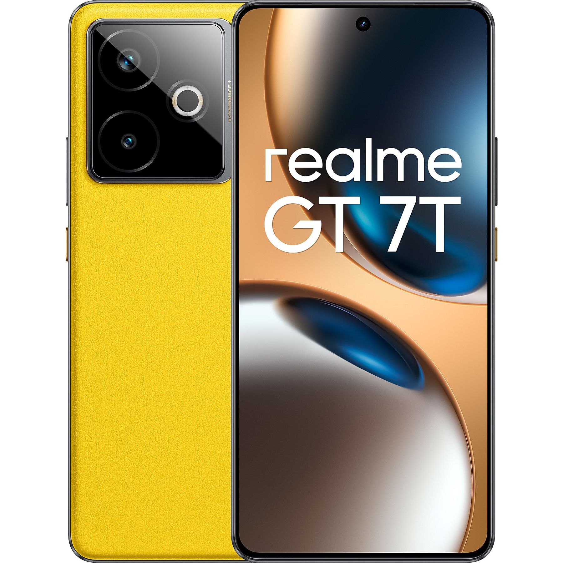 Telefon mobil Realme GT 7T, 12GB RAM, 512GB, 5G, Yellow