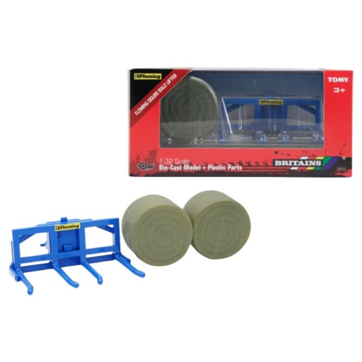 Elevator de baloti de jucarie, Tomy, albastru 1:32