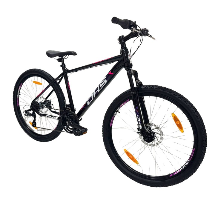 Bicicleta Mtb Dhs 2605 - 26 inch, M, Negru/Violet