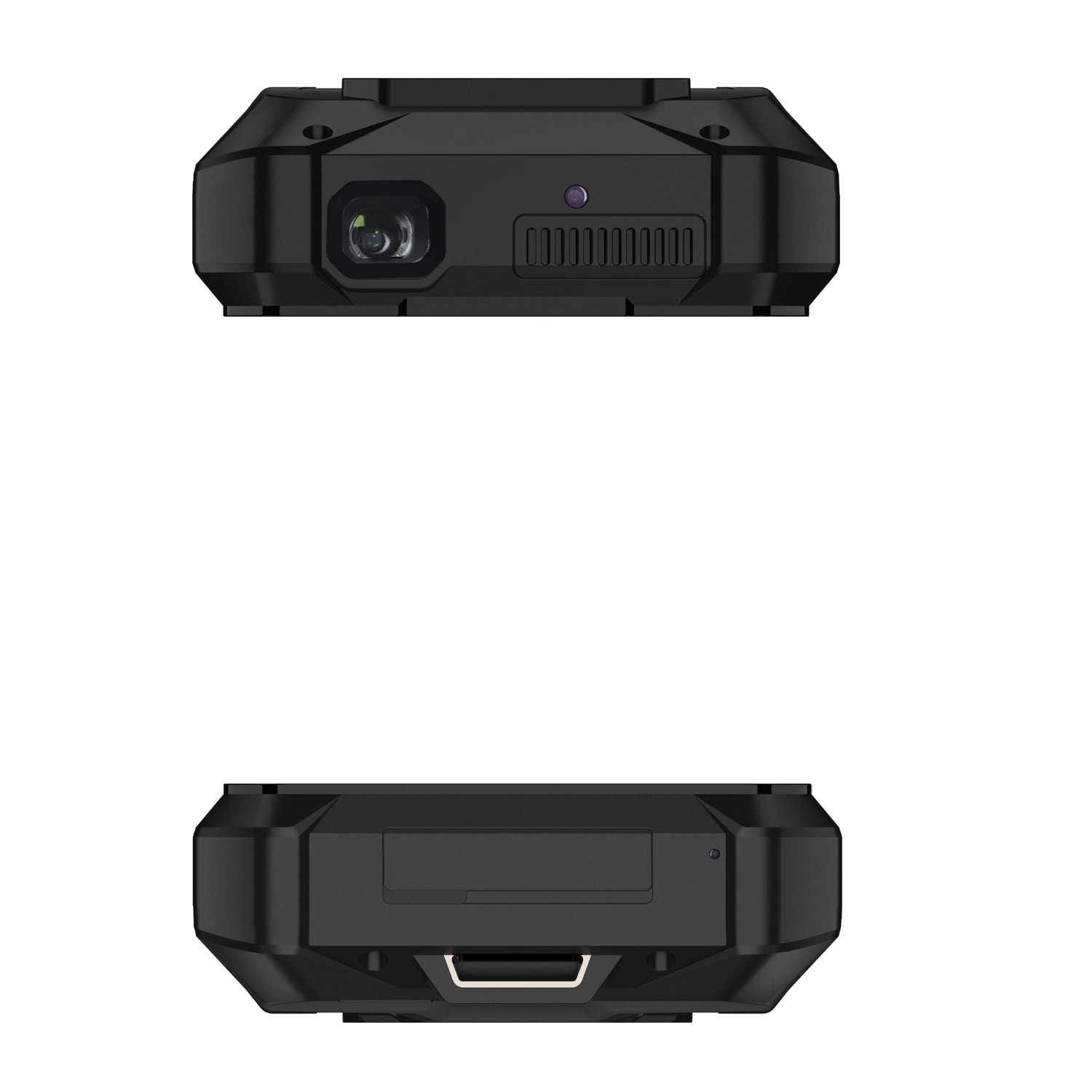 Telefon mobil Unihertz Tank 3s, Dual SIM, 5G, 6.79' 120Hz Full HD+, MTK Dimensity 8200, 24GB RAM (12GB + 12GB EXT), 256GB, Video Proiector Laser DLP, NFC, IP68, Android 14