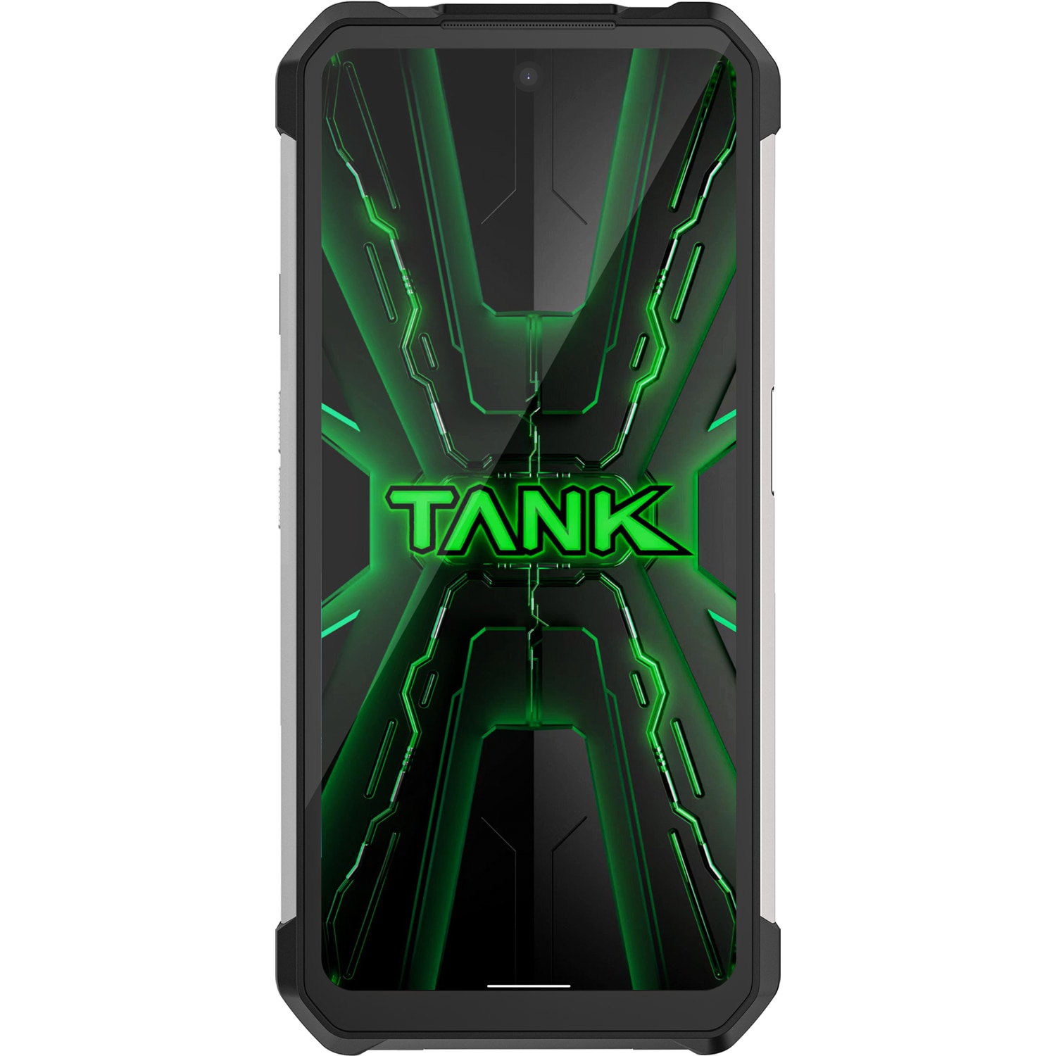 Telefon mobil Unihertz Tank 3s, Dual SIM, 5G, 6.79' 120Hz Full HD+, MTK Dimensity 8200, 24GB RAM (12GB + 12GB EXT), 256GB, Video Proiector Laser DLP, NFC, IP68, Android 14