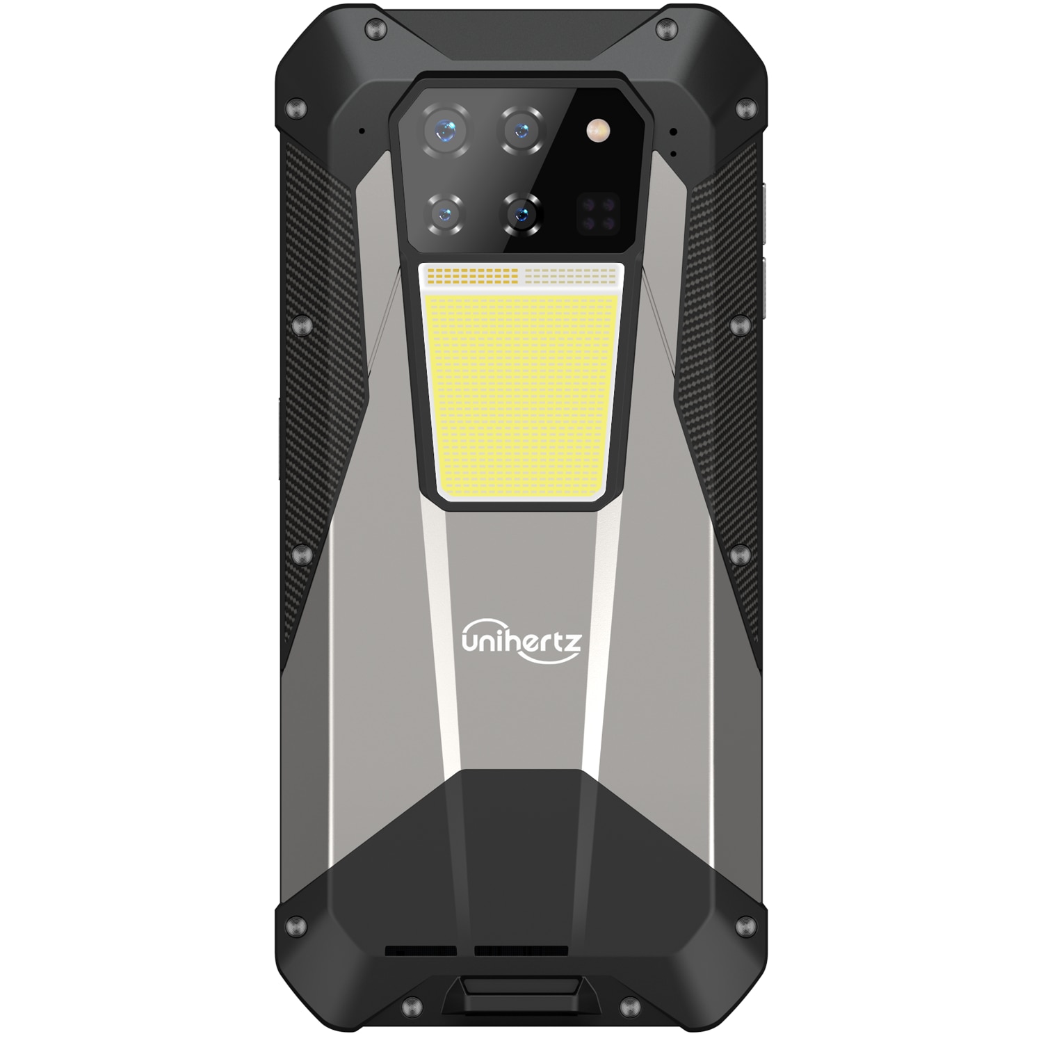 Telefon mobil Unihertz Tank 3, Dual SIM, 5G, 6.79' 120Hz Full HD+, MTK Dimensity 8200, 32GB RAM (16GB + 16GB EXT), 512GB, 23800mAh, 120W, NFC, IP68, Android 14