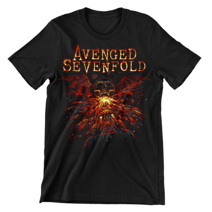 Gyerek póló, Prestige-Boutique, Rock Bands 46, Avenged Sevenfold, Fekete