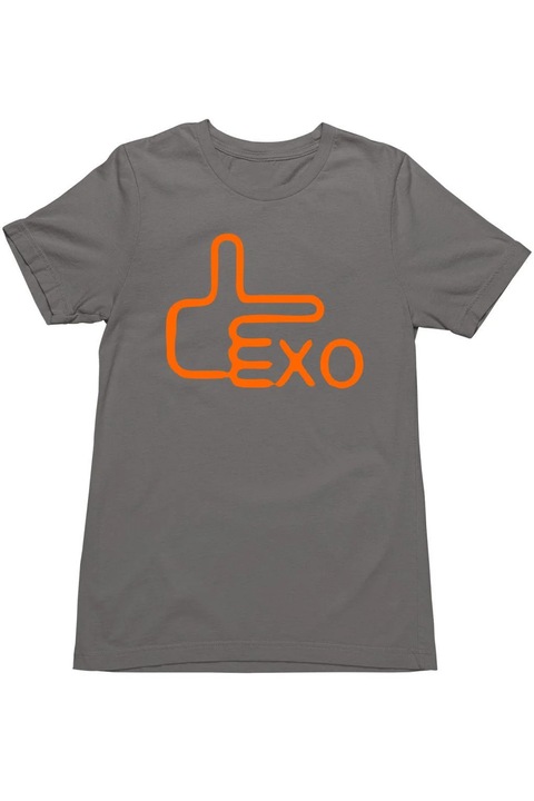 EXO hand férfi póló, Grafitszürke