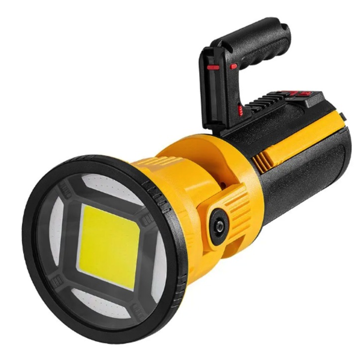 Мощен ръчен фенер W5164 3 с COB LED