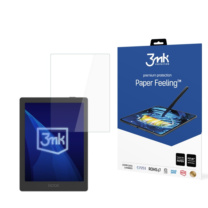 Folie protectie 3MK Paper Feeling pentru Onyx Boox Poke 5, Transparent